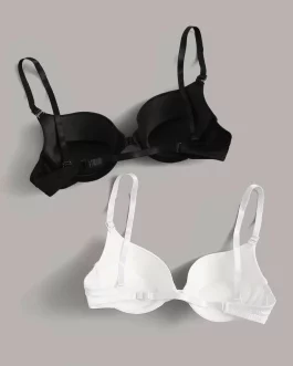 lot de soutien gorge unicolore avec armature